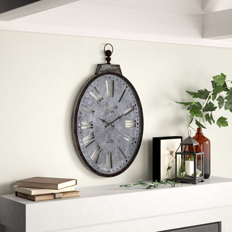 Gracie Oaks Oman Wall Clock & Reviews Wayfair